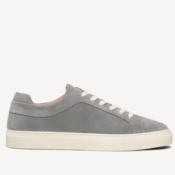 M. Gemi The Palestra Alta Gray Suede Lace Up Retro Sneakers - Picture 3 of 13